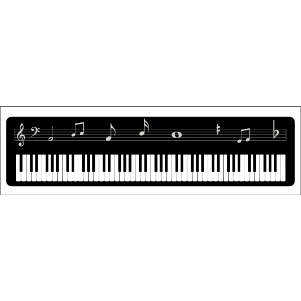 SVG Vetcor graphics of synthesiser