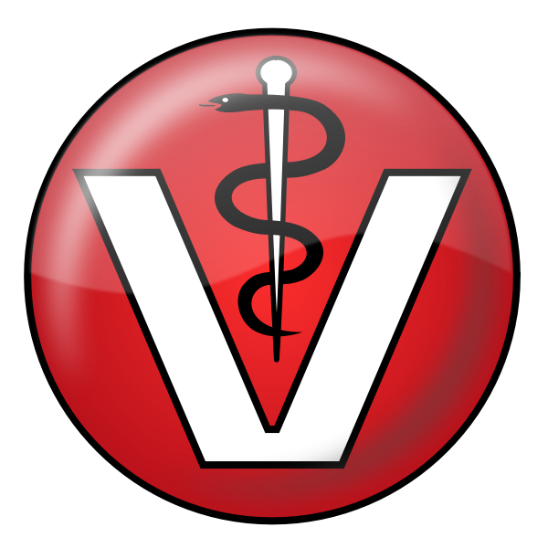 SVG Veterinary sticker logo