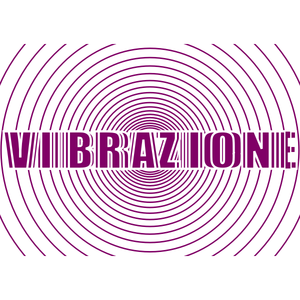 SVG Vibrazione word logo design
