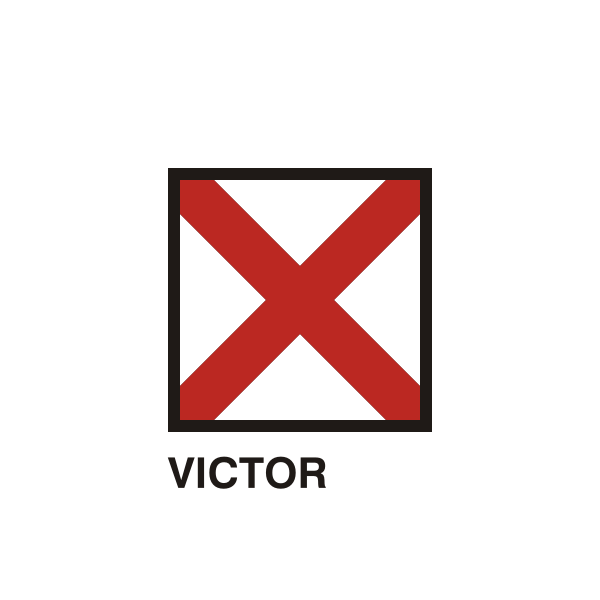 SVG Victor flag