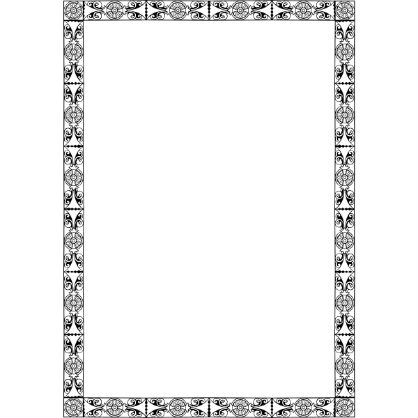SVG Victorian frame