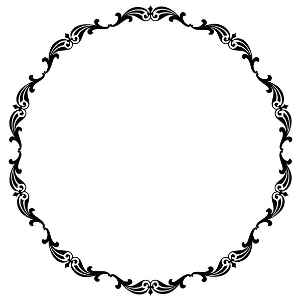 SVG Victorian handle silhouette