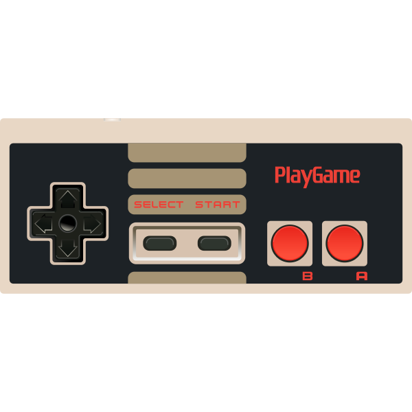 SVG Video Game Controller Clip Art