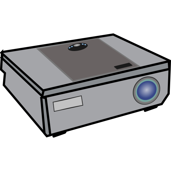 SVG Video projector vector graphics