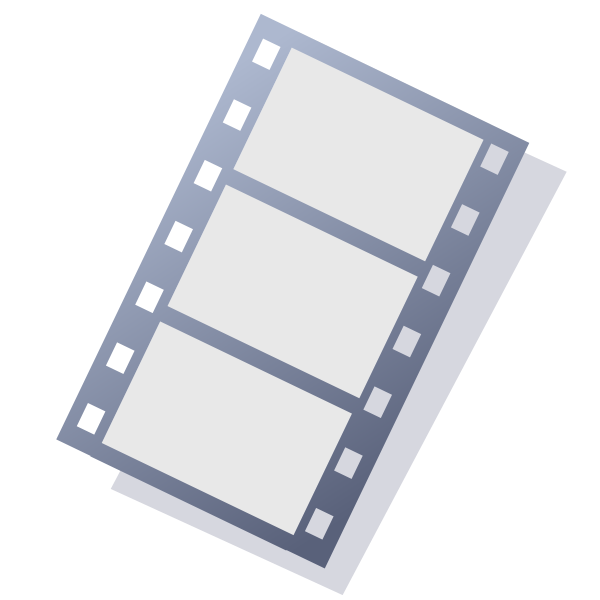 SVG Video tape icon vector clipart