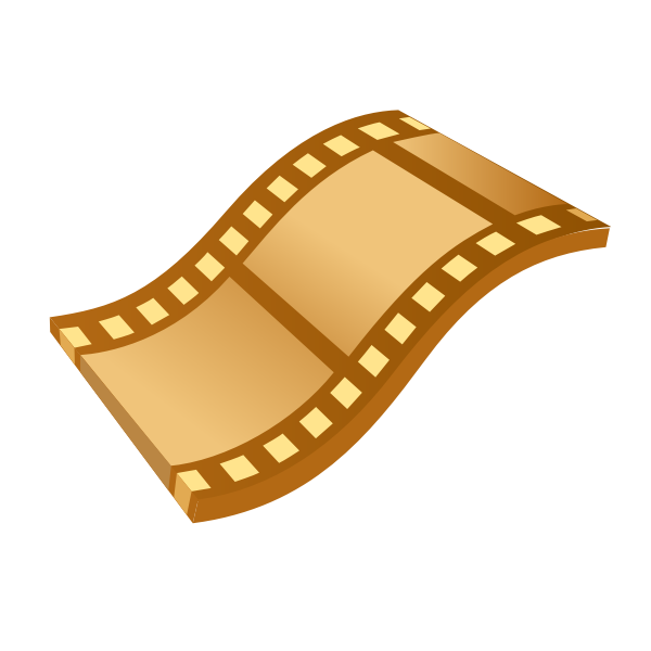SVG Video tape vector clipart