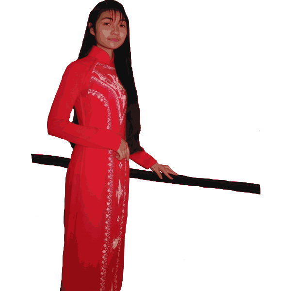 SVG vietnam ao dai