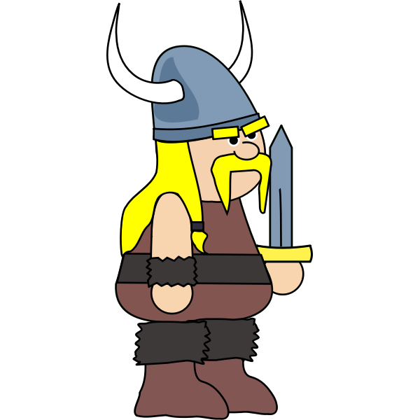 SVG Viking warrior