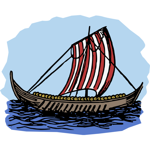 SVG Viking039s boat image