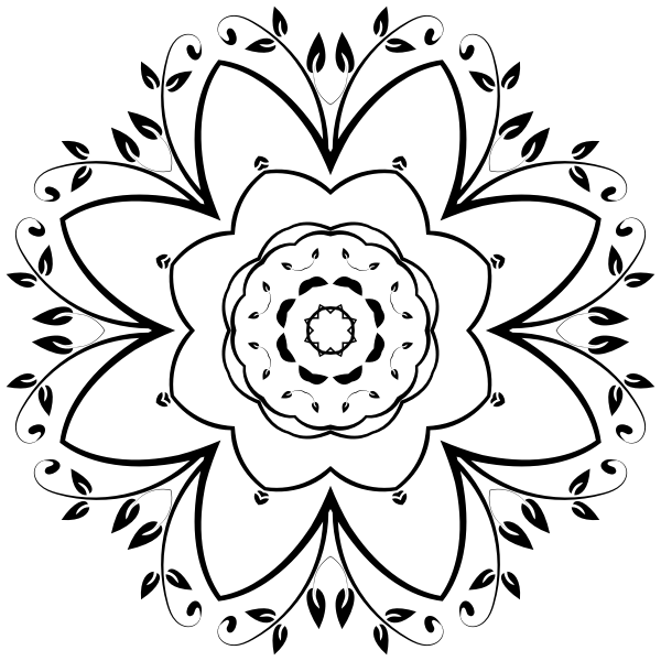 SVG Vine flower