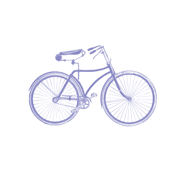 SVG Vintage blurred bicycle