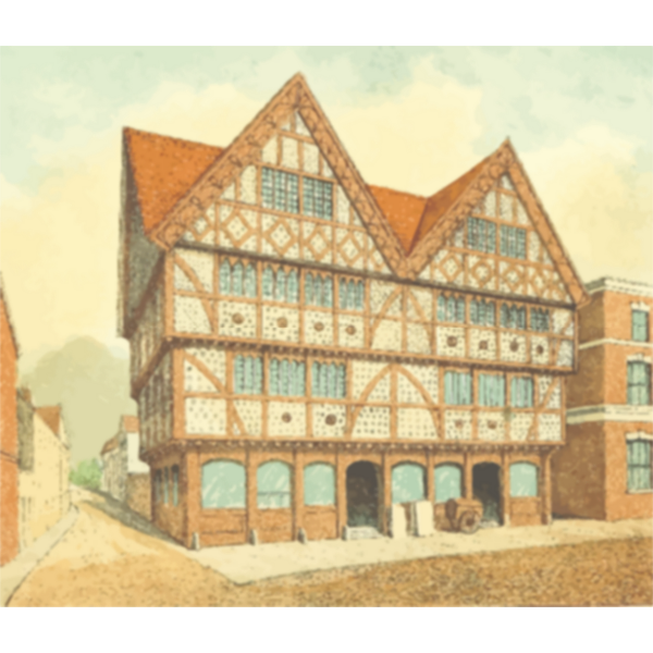 SVG Vintage building