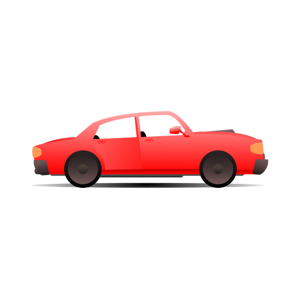 SVG Vintage car vector image