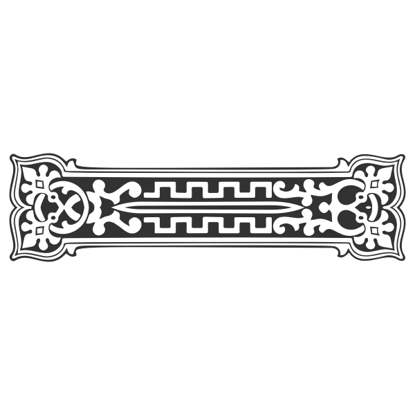 SVG Vintage decorative bar
