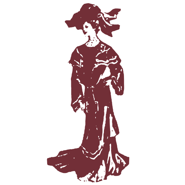 SVG Vintage fashion image