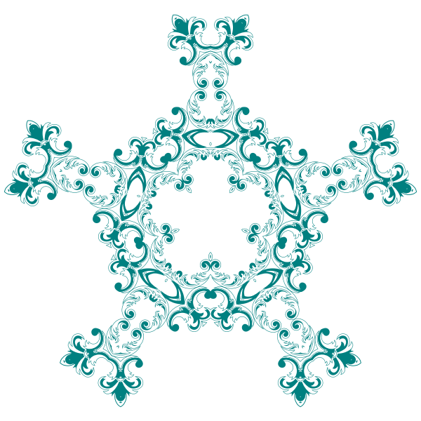 SVG Vintage floral design vector image