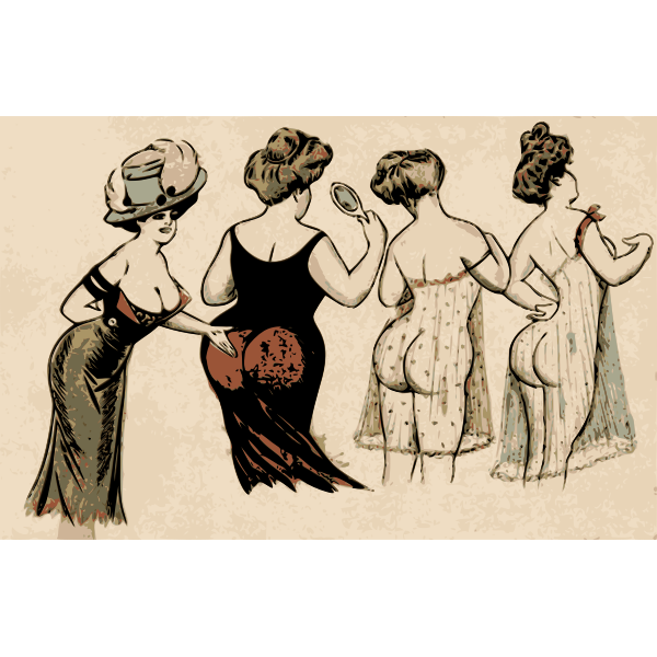 SVG Vintage French bottoms