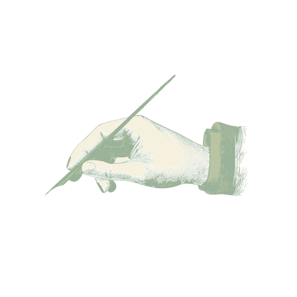 SVG Vintage hand and ink pen