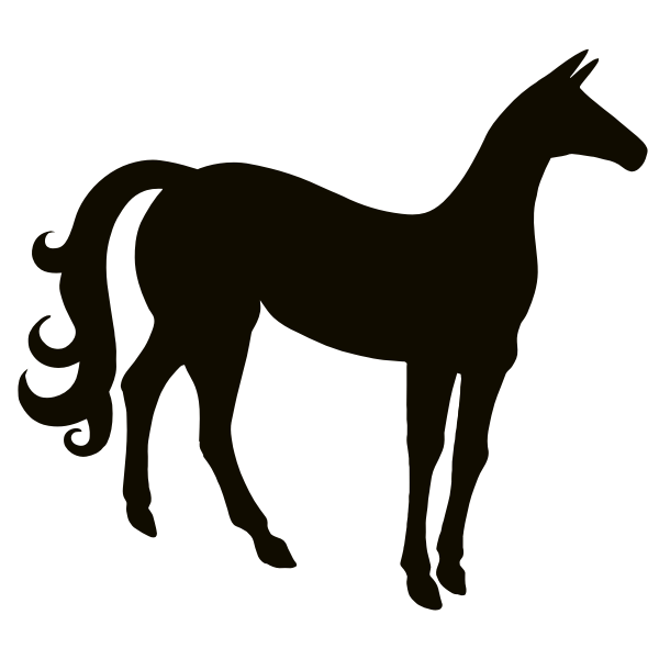 SVG Vintage horse silhouette