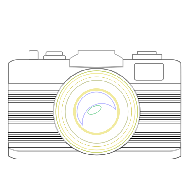 SVG Vintage photo camera