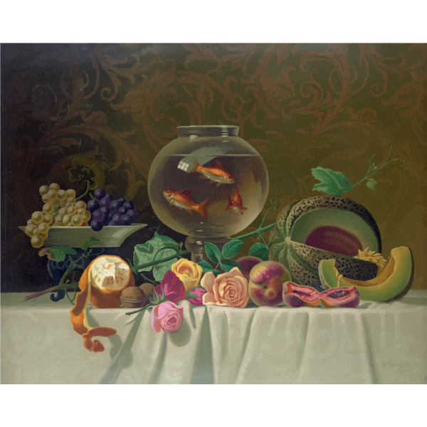 SVG Vintage rich painting