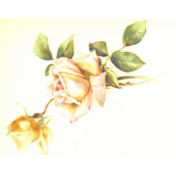 SVG Vintage rose decoration