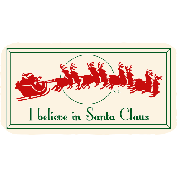 SVG Vintage Santa039s sleigh