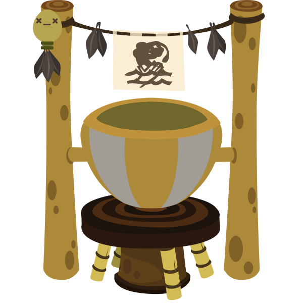 SVG Vintage shrine