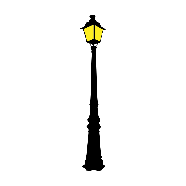 SVG Vintage street lamp