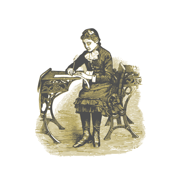 SVG Vintage teacher