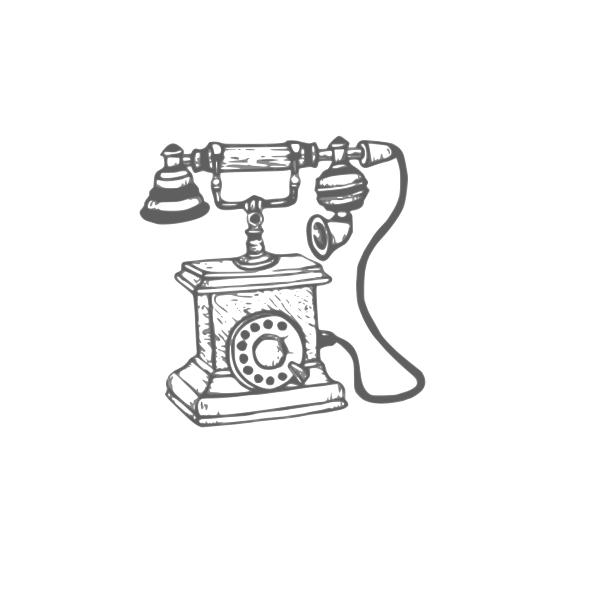 SVG Vintage telephone