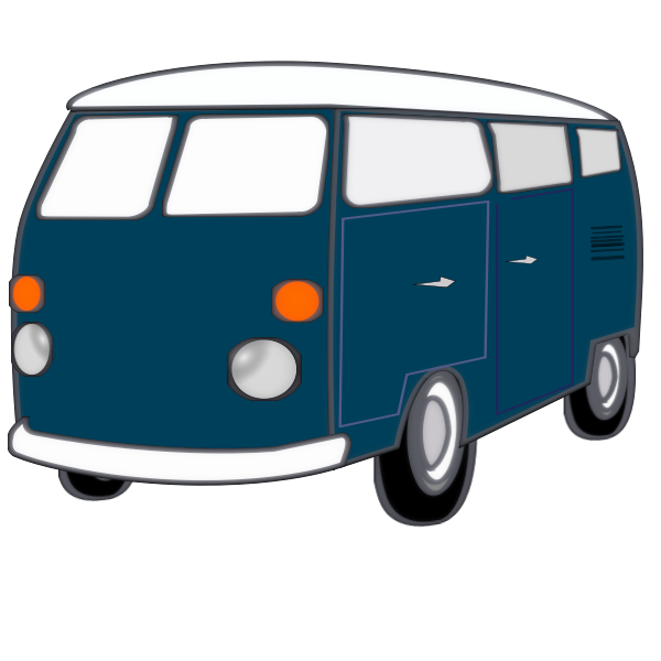 SVG Vintage van vector graphics