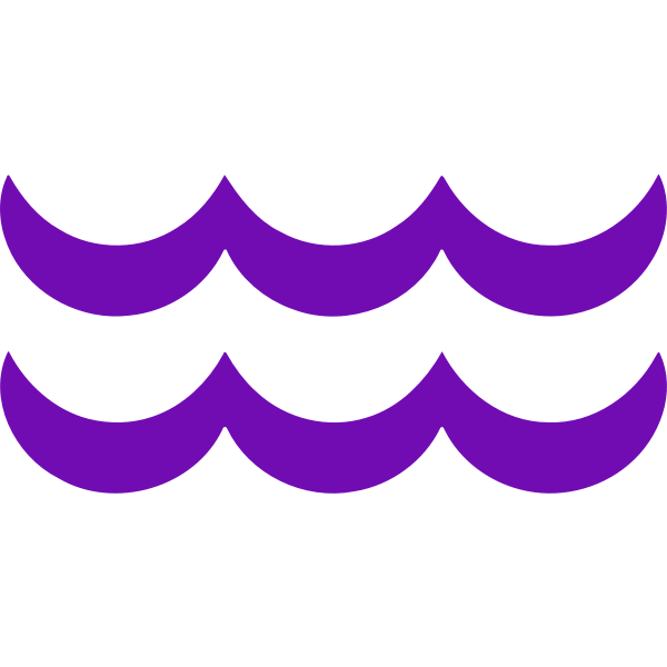 SVG Violet Aquarius symbol