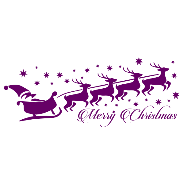 SVG Violet Christmas symbols