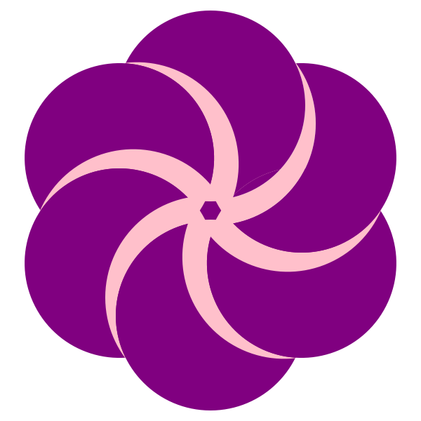 SVG Violet circles