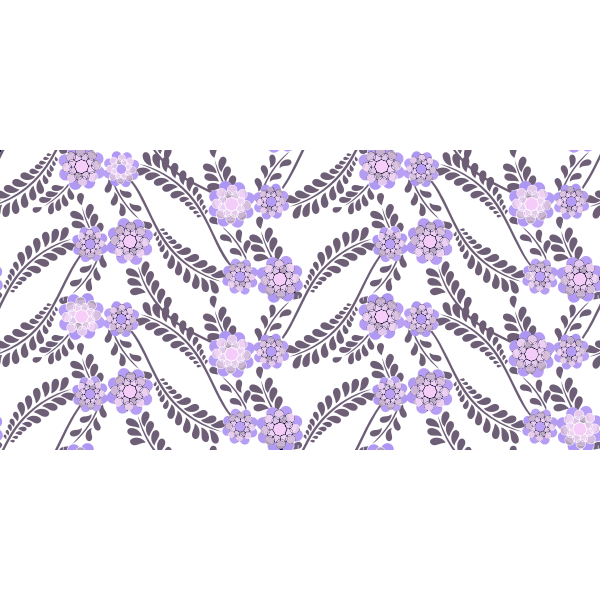 SVG Violet floral pattern