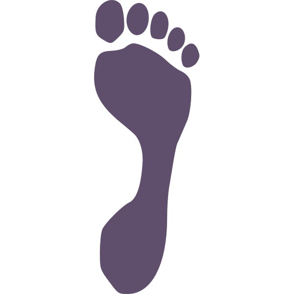 SVG Violet footprint