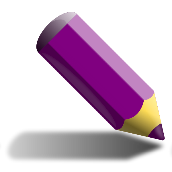 SVG Violet pencil
