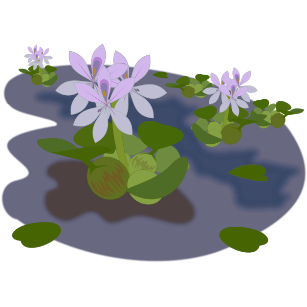 SVG Violet plant