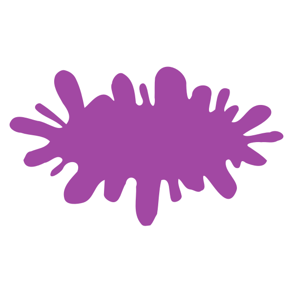 SVG Violet splat of color