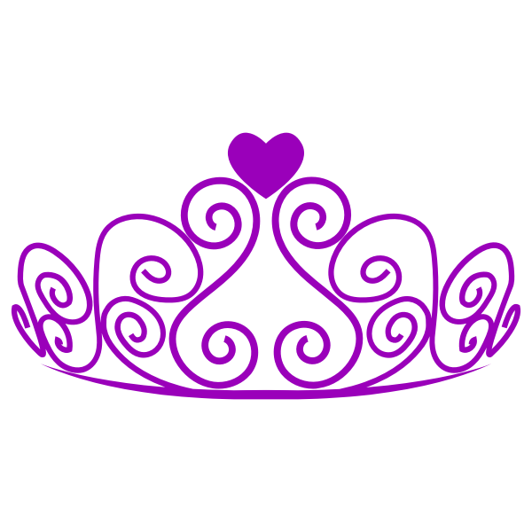 SVG Violet tiara