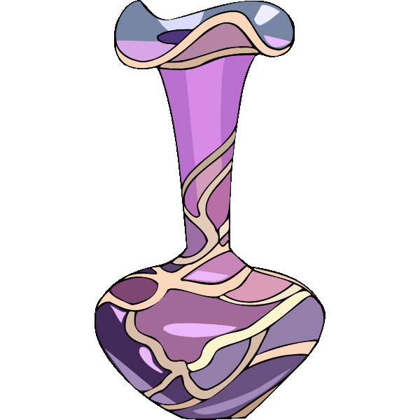 SVG Violet vase
