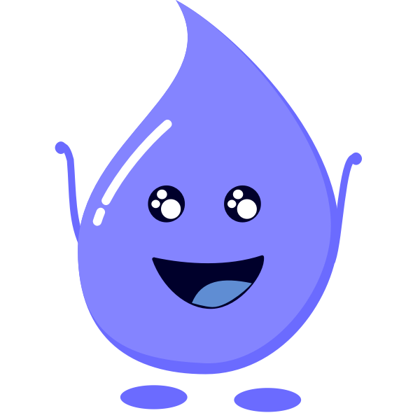 SVG Violet water drop