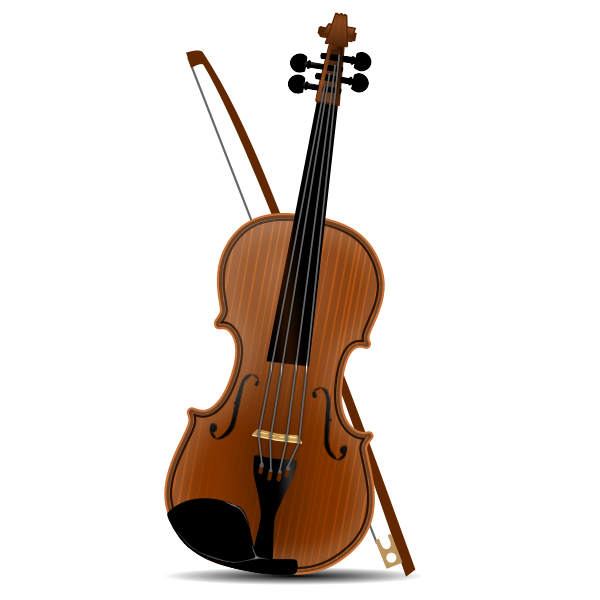 SVG Violin musical instrument