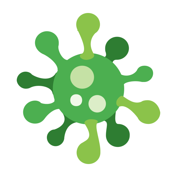 SVG Virus green color