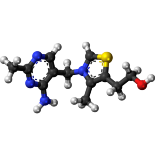 SVG Vitamin B1 molecule