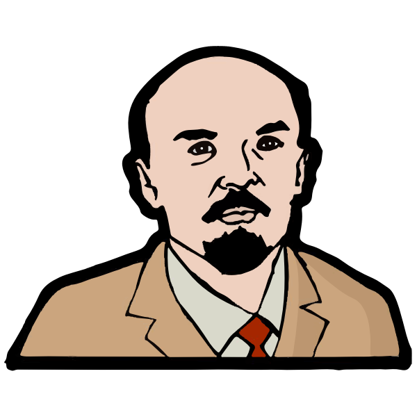 SVG Vladimir Lenin vector image