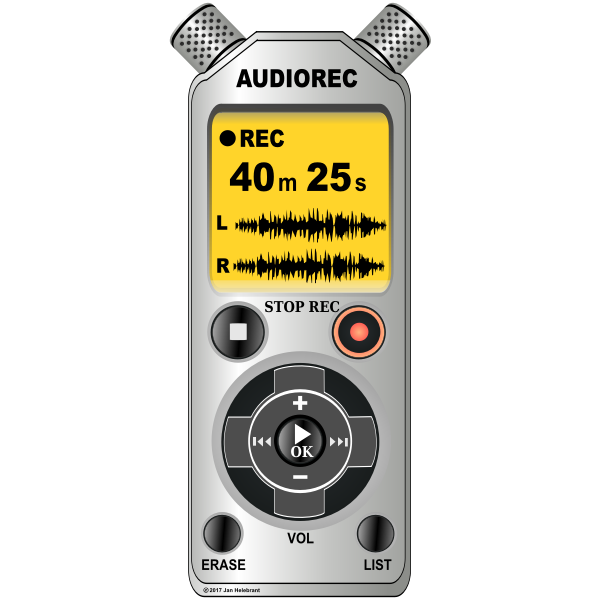SVG Voice  audio recorder  dictaphone