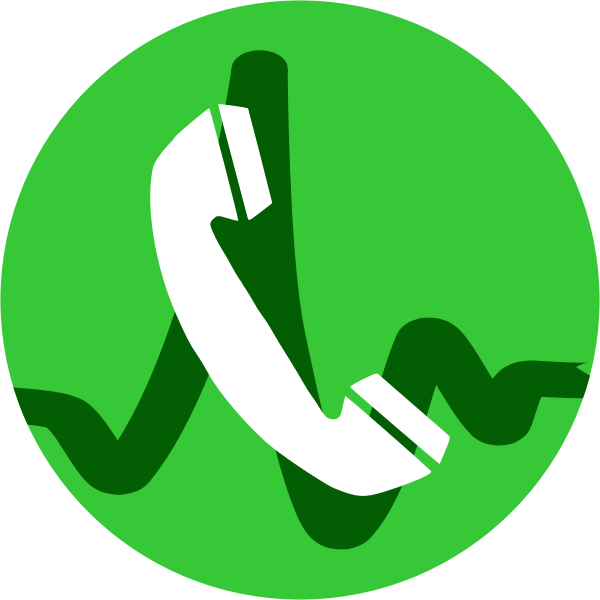 SVG VOIP call icon vector illustration