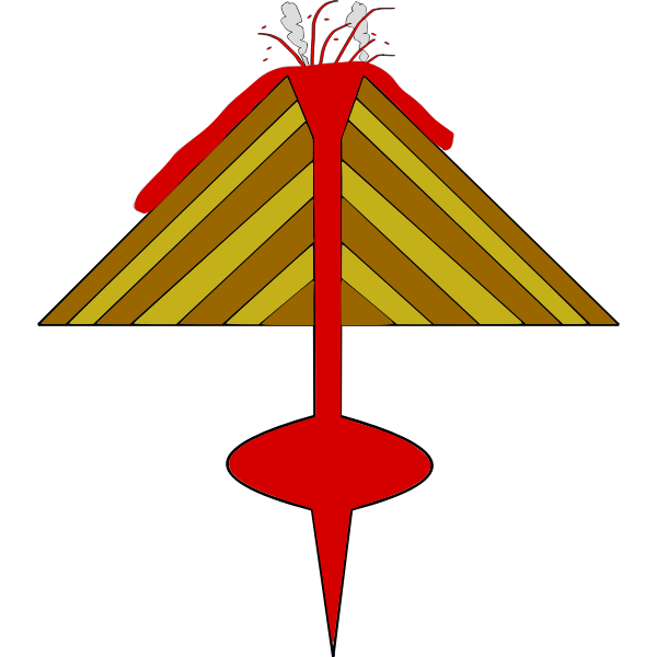 SVG Volcan effusif